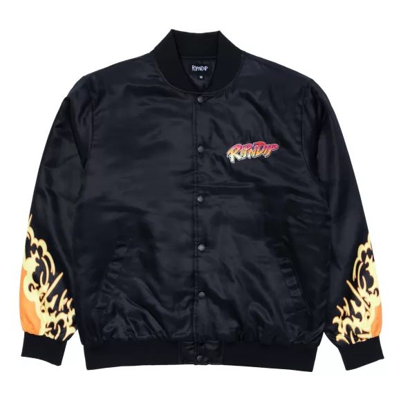 Ripndip Jackets | Nerm Fighter Jacket Black