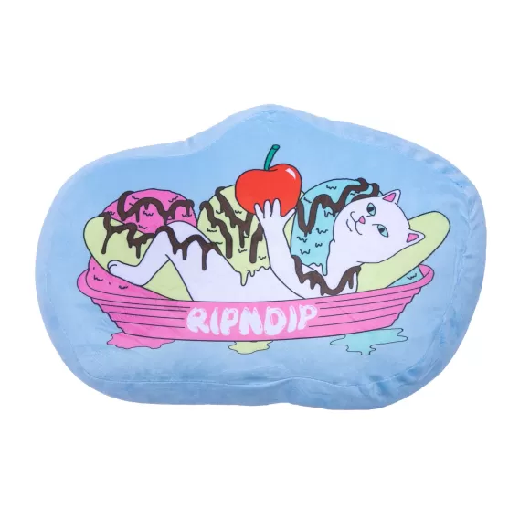 Ripndip Pillows | Nerm Nana Split Pillow Blue