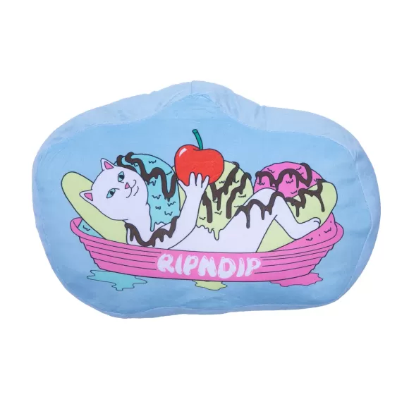 Ripndip Pillows | Nerm Nana Split Pillow Blue