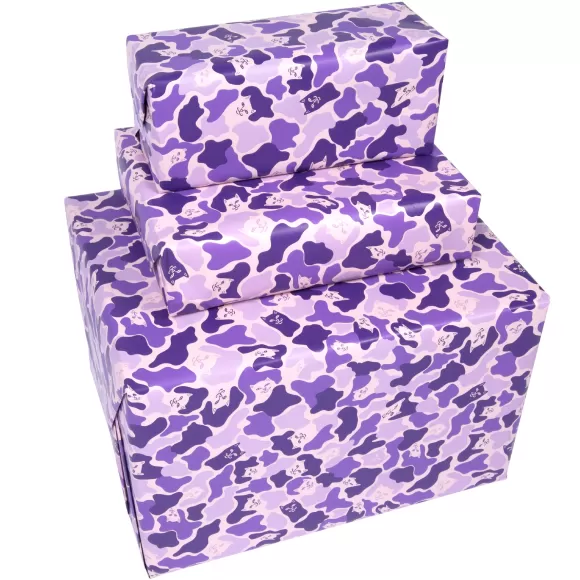 Ripndip Miscellaneous | Nermal Camo Wrapping Paper Purple Camo