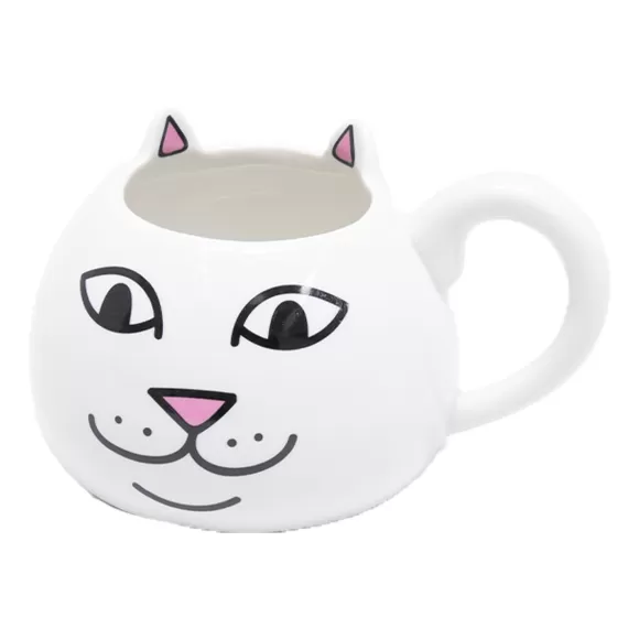 Ripndip Miscellaneous | Nermal Face Mug White