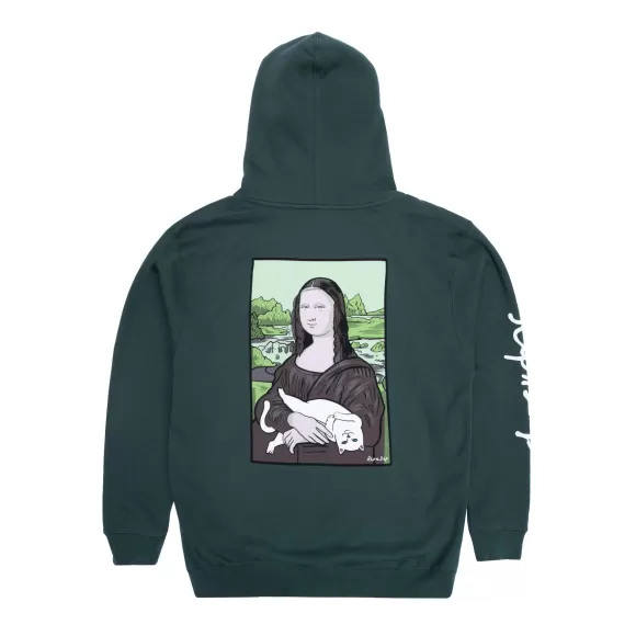 Ripndip Hoodies / Crewnecks | Nermal Lisa Hoodie Alpine Green