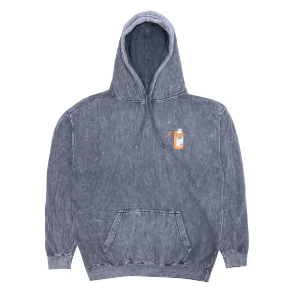 Ripndip Hoodies / Crewnecks | Nermal Pills Hoodie Grey Mineral Wash