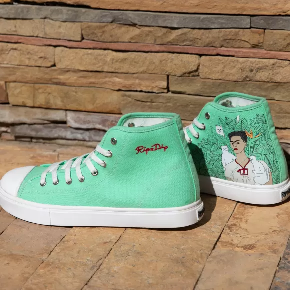 Ripndip Shoes | Nermal Portrait High Tops Mint