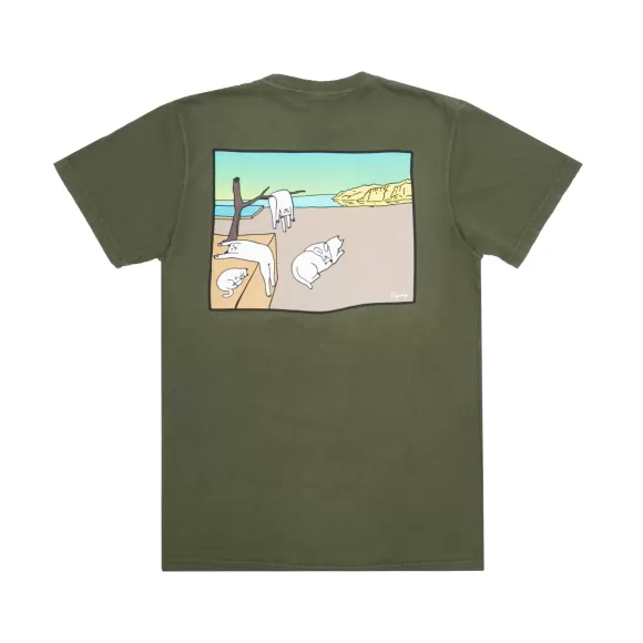 Ripndip Shorts Sleeve Tees | Nermali Tee Military Green