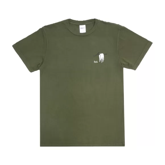 Ripndip Shorts Sleeve Tees | Nermali Tee Military Green