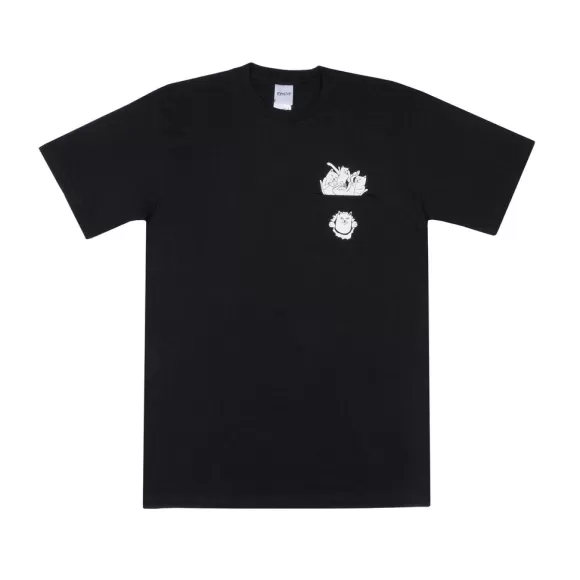 Ripndip Shorts Sleeve Tees | Nermamaniac Tee Black