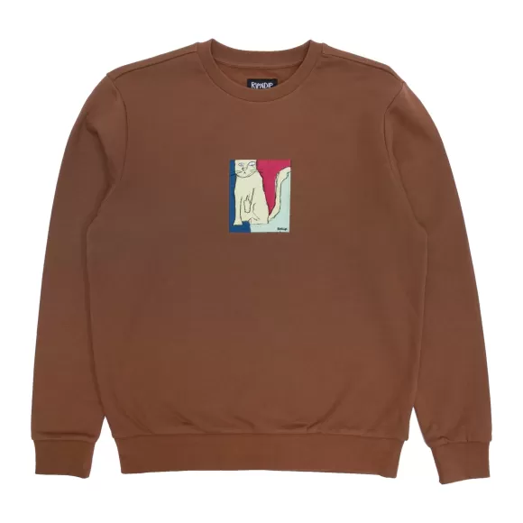 Ripndip Knits / Sweaters | Nermhol Crewneck Brown