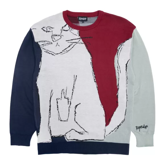 Ripndip Knits / Sweaters | Nermhol Knit Sweater Multi