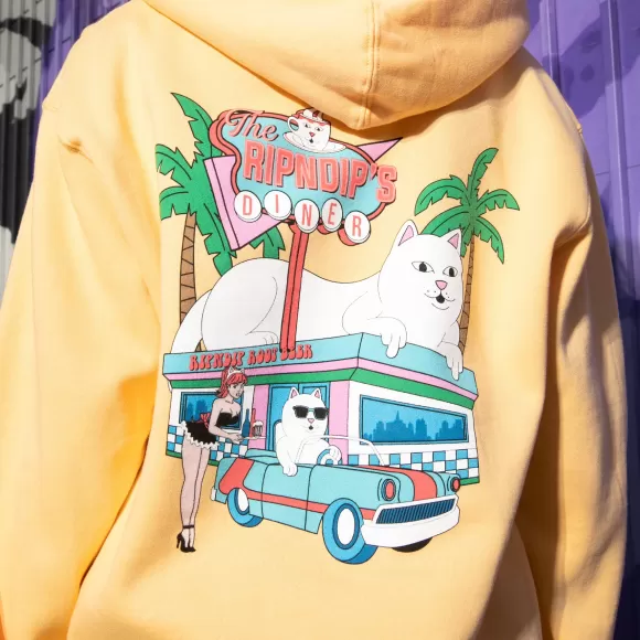 Ripndip Hoodies / Crewnecks | Nerms Diner Hoodie Peach