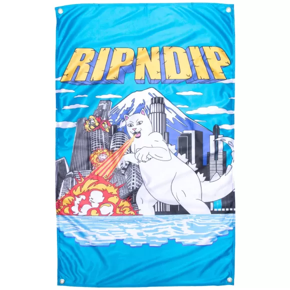 Ripndip Miscellaneous | Nermzilla Wall Banner Blue