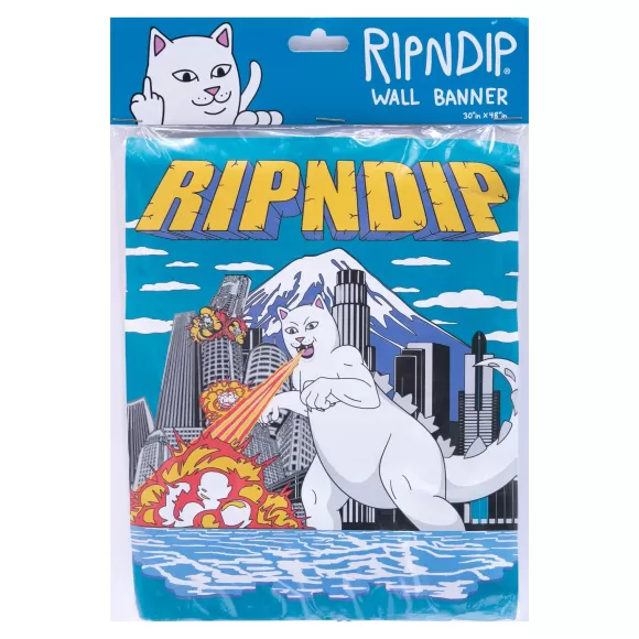 Ripndip Miscellaneous | Nermzilla Wall Banner Blue