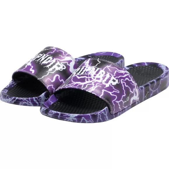 Ripndip Shoes | Nikola Slides Purple/Black