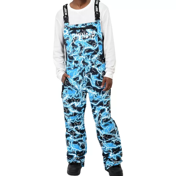 Ripndip Overalls | Nikola Snowboard Bib Pants Black / Blue