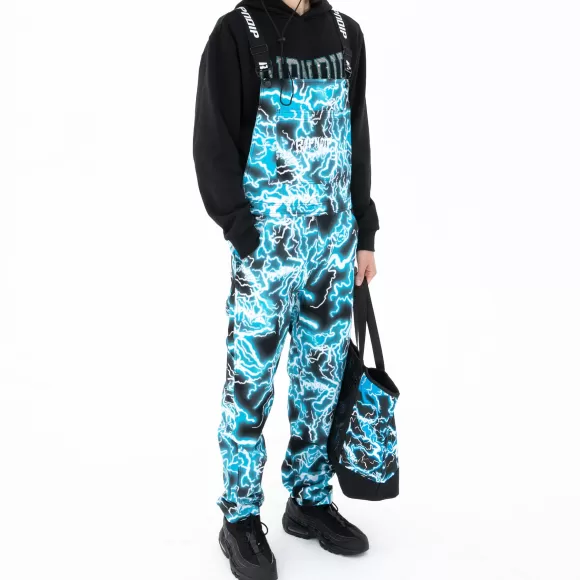 Ripndip Overalls | Nikola Twill Overalls Black/Blue