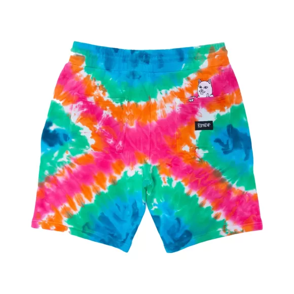 Ripndip Shorts | Og Prisma Sweatshorts Rainbow X Dye