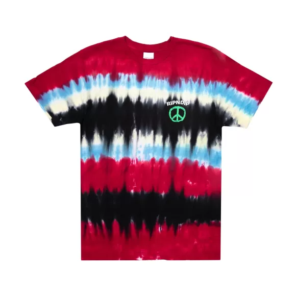 Ripndip Shorts Sleeve Tees | Peace No Love Tee Tie Dye