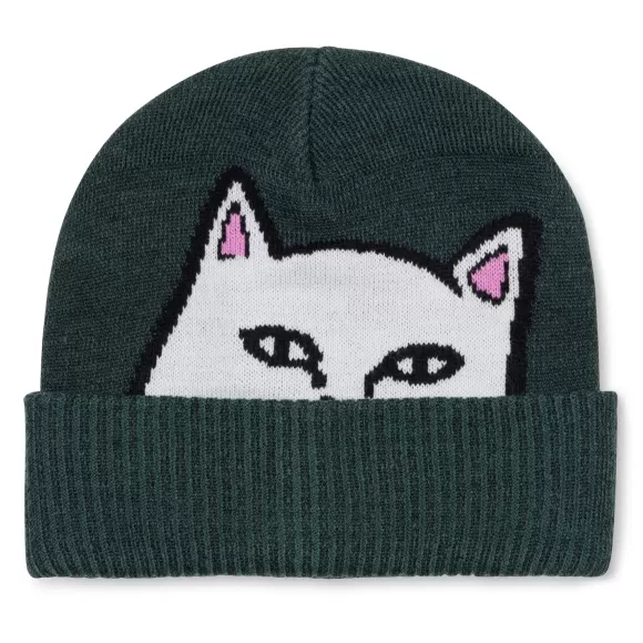 Ripndip Beanies | Peeking Nermal Beanie Marled Hunter Green