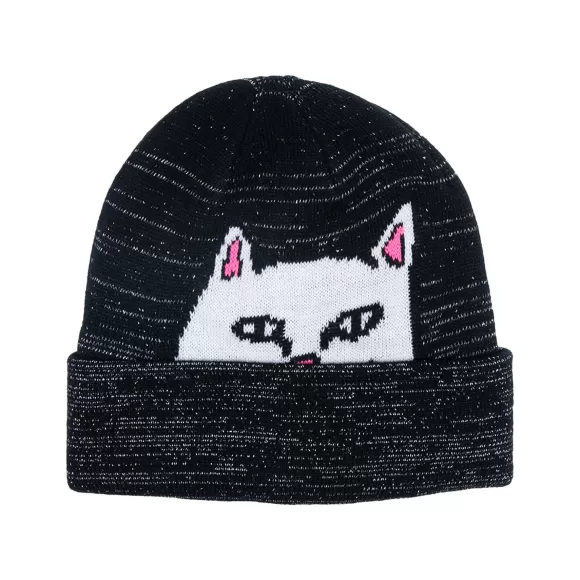 Ripndip Beanies | Peeking Nermal Beanie 3M Reflective Black