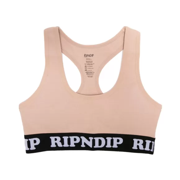 Ripndip Womens | Peeking Nermal Sports Bra Blush