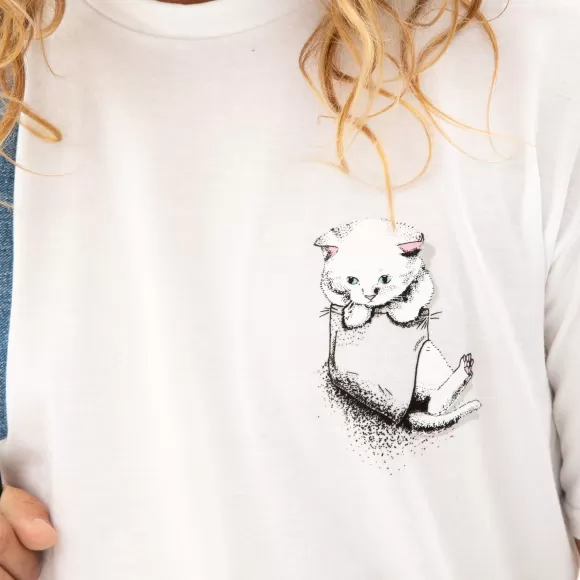 Ripndip Shorts Sleeve Tees | Pouty Face Tee White