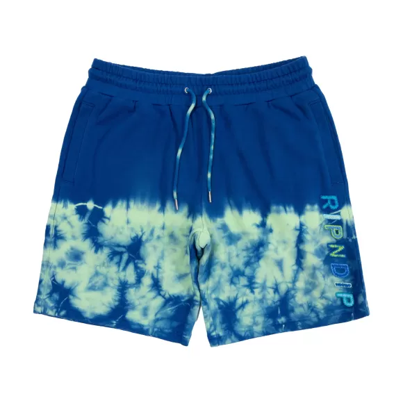 Ripndip Shorts | Prisma Sweatshorts Navy/Green