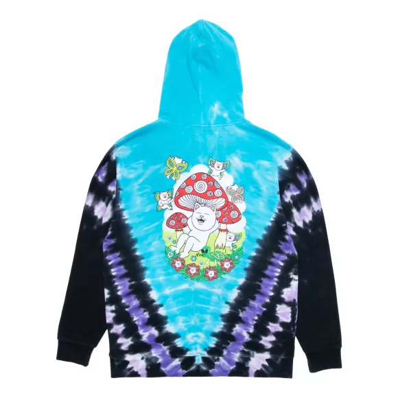 Ripndip Hoodies / Crewnecks | Promised Land Hoodie Purple/Blue V Dye