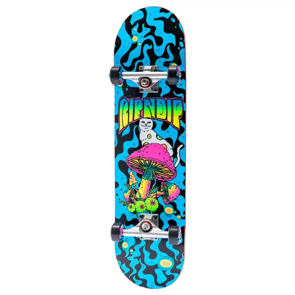 Ripndip Completes | Psychedelic Complete Skateboard Blue