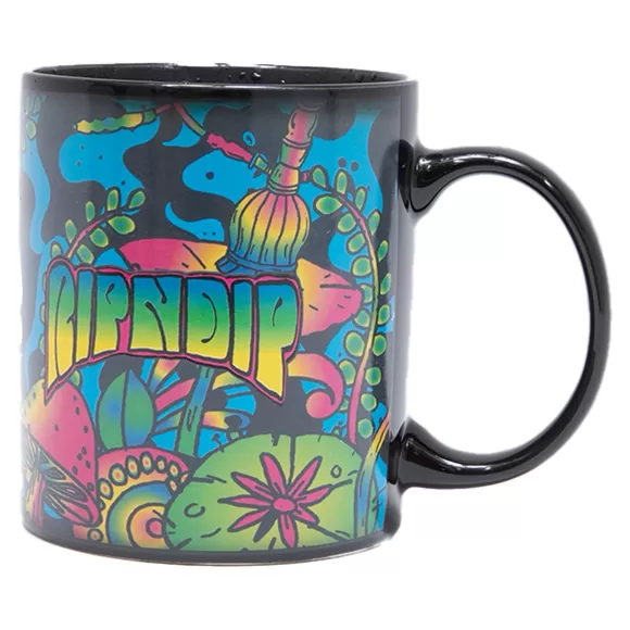 Ripndip Miscellaneous | Psychedelic Heat Changing Mug Black