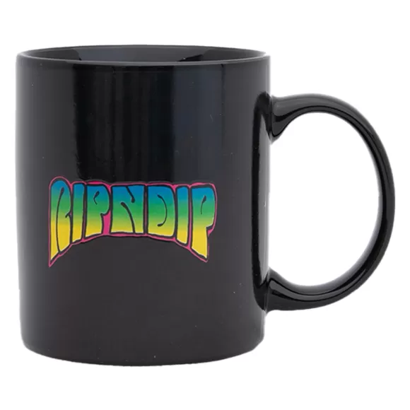 Ripndip Miscellaneous | Psychedelic Heat Changing Mug Black