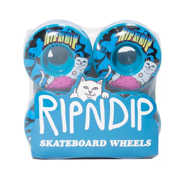 Ripndip Wheels | Psychedelic Skate Wheels Blue