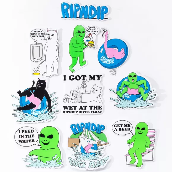 Ripndip Sticker Packs | River Float Sticker Pack Multi