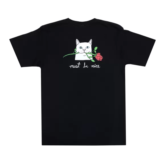 Ripndip Shorts Sleeve Tees | Romantic Nerm Tee Black