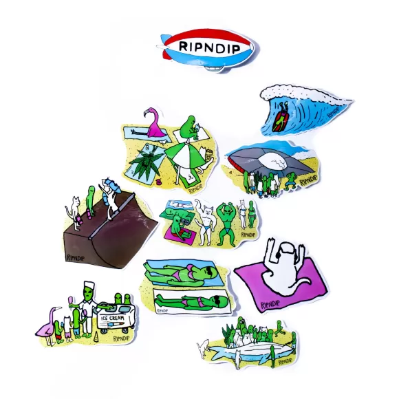 Ripndip Miscellaneous | Roswell Beach Sticker Pack Multi