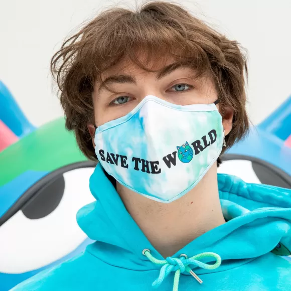 Ripndip Face Masks | Save The World Face Mask Blue