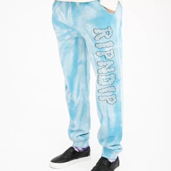 Ripndip Sweats | Sent From Heaven Sweatpants Light Blue Spiral Dye