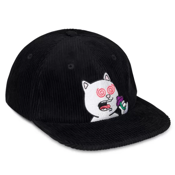 Ripndip 6 Panels | Shroom Diet 6 Panel Corduroy Strapback Black