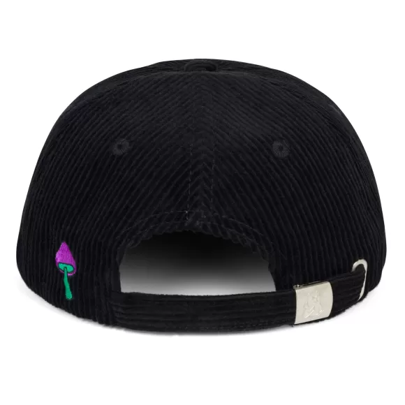 Ripndip 6 Panels | Shroom Diet 6 Panel Corduroy Strapback Black