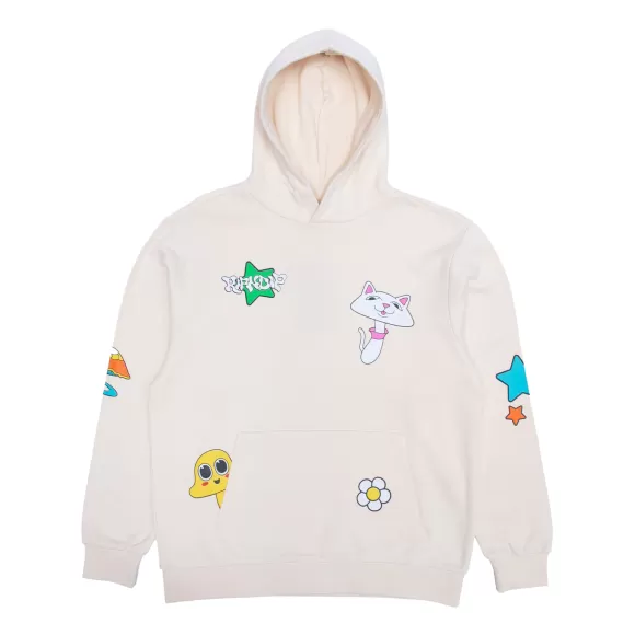 Ripndip Hoodies / Crewnecks | Shroom Mania Hoodie Bone