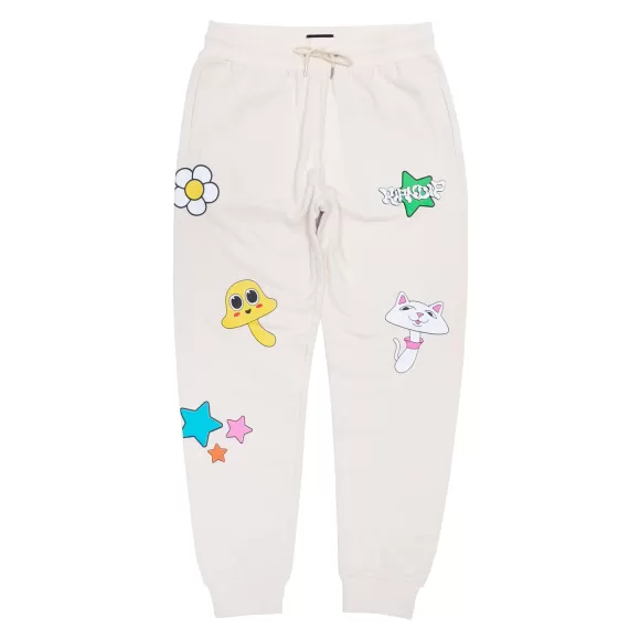 Ripndip Sweats | Shroom Mania Sweatpants Bone