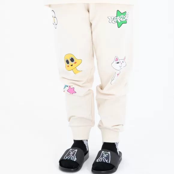 Ripndip Sweats | Shroom Mania Sweatpants Bone