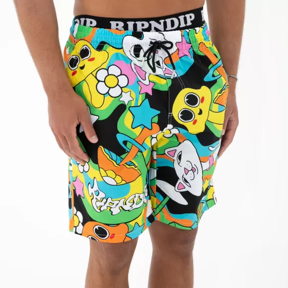 Ripndip Swim Shorts | Shroom Mania Swim Shorts Multi