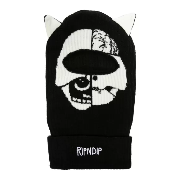 Ripndip Beanies | Skelly Nerm Balaclava Black