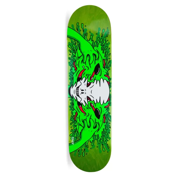 Ripndip Decks | Skull Face Alien Board Green