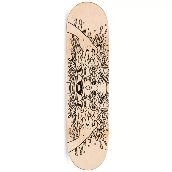 Ripndip Decks | Skull Face Jerm Board Black