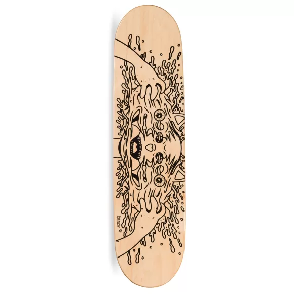 Ripndip Decks | Skull Face Nerm Board Blue