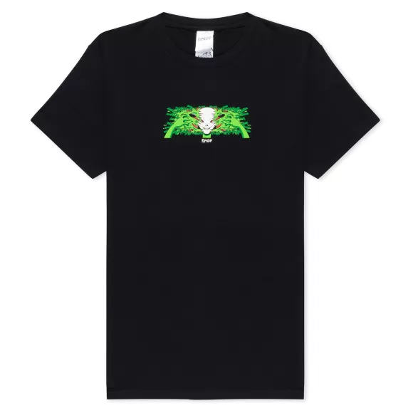 Ripndip Shorts Sleeve Tees | Skull Face Tee Black