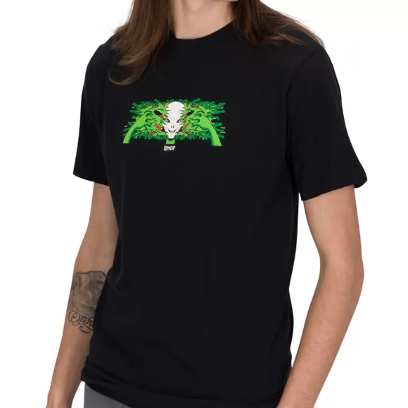 Ripndip Shorts Sleeve Tees | Skull Face Tee Black