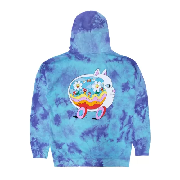 Ripndip Hoodies / Crewnecks | Speedway Boogie Hoodie Periwinkle Lightning Wash