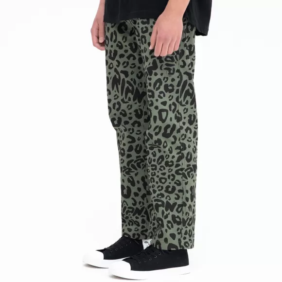 Ripndip Pants | Spotted Cotton Twill Pants Olive